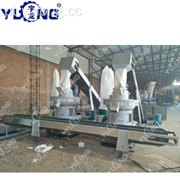 YULONG XGJ560 máquina de aglomerado de madeira de acácia de biomassa